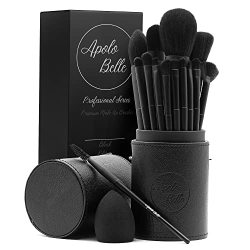 Apolo Belle Set Pennelli Make Up Professionali | Black Edition | Ki...