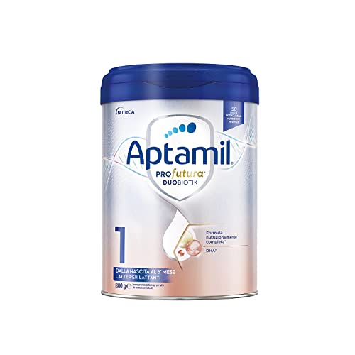 APTAMIL PROFUTURA Duobiotik 1 - Latte di Partenza in polvere per Lattanti dalla Nascita al 6° mese compiuto - Confezione 3200 grammi (4 confezioni da 800g)