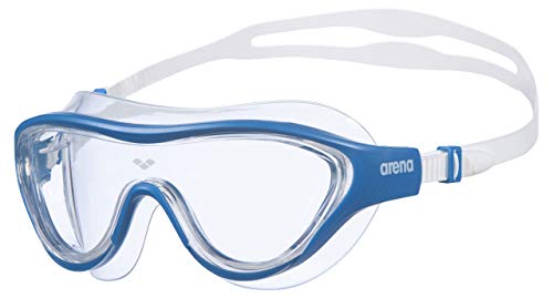 ARENA The One Mask, Occhiali Unisex Adulto, Blu (Clear-Blue-White),...