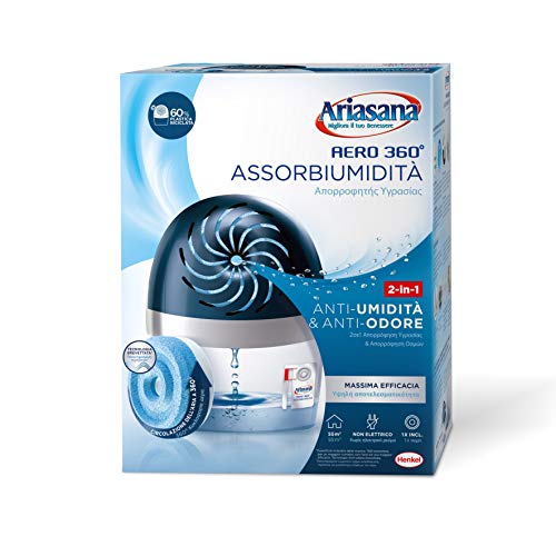 Ariasana Aero 360° kit Assorbiumidità in Plastica Riciclata, Deum...