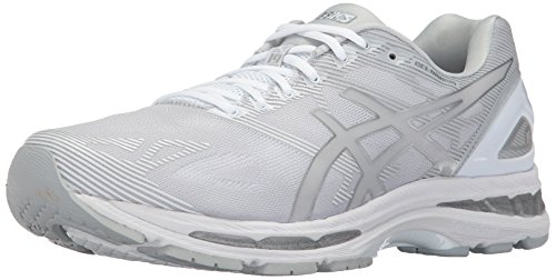 ASICS Mens Gel-Nimbus 19 Running Shoe, Glacier Grey Silver White, 8 Medium US