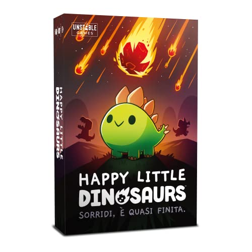 Asmodee - Happy Little Dinosaurs, Gioco da Tavolo, 2-4 Giocatori, 8...