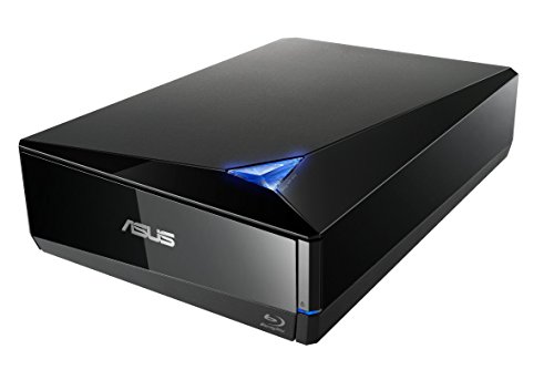 ASUS BW-16D1X-U Lettore e Masterizzatore Portatile USB, Supporti Utilizzabili: Blu-Ray, Blu-Ray 3D, DVD e CD, Compatibile Con Windows e Mac, Supporto M-DISC, Software di Backup Incluso, Nero