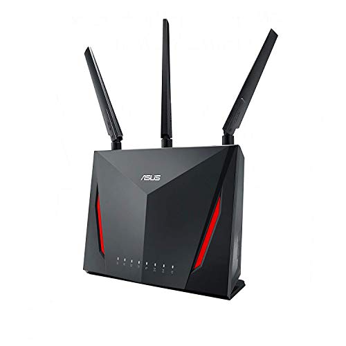 Asus RT-AC86U Router Wireless AC2900 Dual-band Gigabit 802.11ac, MU-MIMO, AiProtection, 3G 4G support, AiCloud
