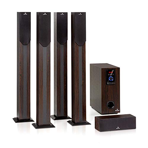 Auna Areal Elegance - Home Theater 5.1, Impianto Surround a 5.1 Can...