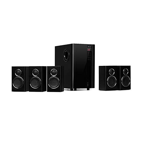 Auna Areal Touch 5.1 - Surround Sound System 5.1, Home Theater 5.1,...