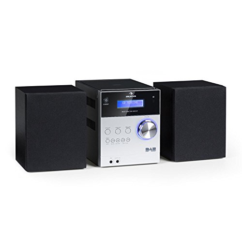 AUNA MC-20 DAB - Mini Impianto Stereo Hi Fi, Sintonizzatore Radio D...