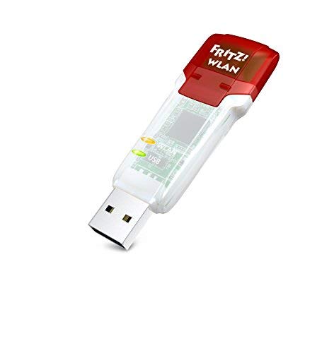 AVM FRITZ! AC 860 Internazionale WLAN USB Stick Adattatore Universale USB Wireless N AC 1200 Mbits, 2,4 o 5 GHz, Compatibile con Tutti i Router