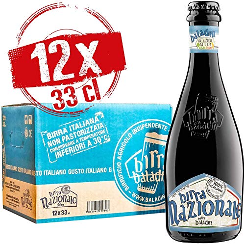 Baladin - Box Birra Nazionale - Birra Artigianale 100% Italiana - Blonde Ale, Non Pastorizzata, 6,5% vol. - 12 bottiglie x 33cl