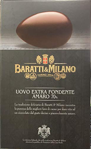 Baratti & Milano Uovo di Cioccolato Fondente Extra Amaro 70% 210 gr...