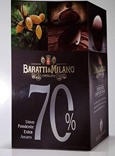 Baratti & Milano Uovo di Cioccolato Fondente Extra Amaro 70% 210 gr...