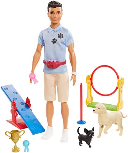 Barbie- Carriere Playset ​Ken Addestratore di Cani con Bambola e ...