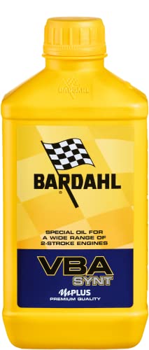Bardahl 202041 - Olio Miscela 2 Tempi VBA SYNT 100% Sintetico, 1 Li...