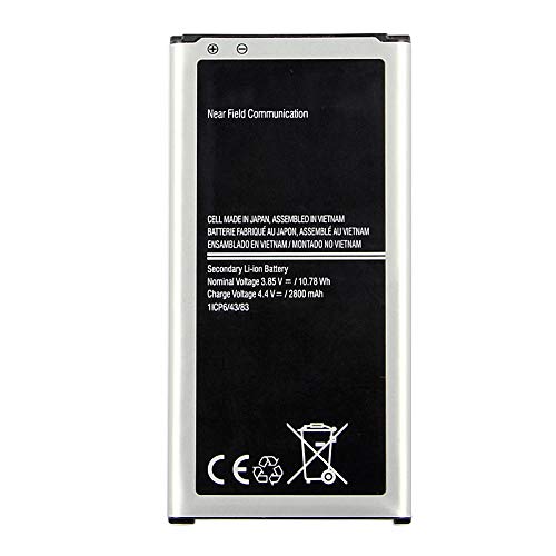 BATTERIEINTERNESS Batteria Ricaricabile per Samsung Batteria Ricaricabile agli ioni di Litio 2800mAh EB-BG903BBE per Galaxy S5 Neo   G903F   G903W