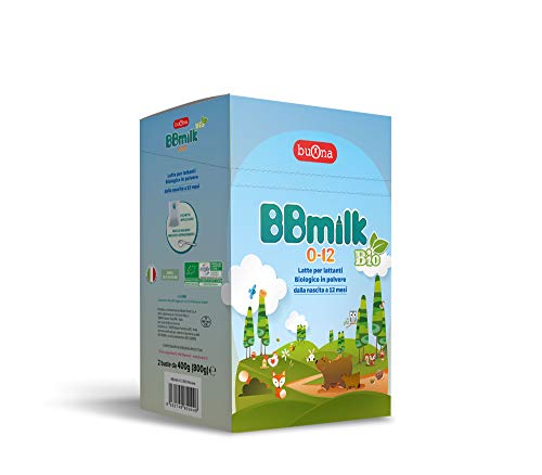 BBmilk 0-12 Bio polvere – Nuova formula ancora più ricco - Latte biologico in polvere per lattanti – 800g