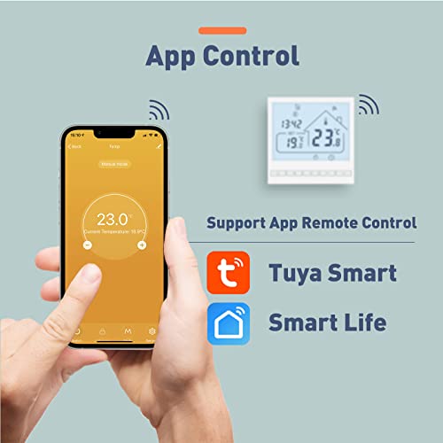Beok Tuya Termostato Smart Wifi per Caldaia a Gas Acqua Termostato ...