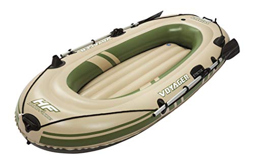 Bestway 65051 | Hydro-Force - Kayak Gonfiabile da Pesca Voyager 300, 243x102 cm, 2 Posti