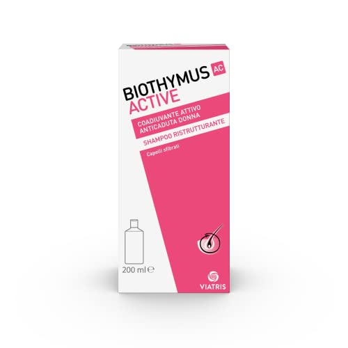 Biothymus Ac Active Shampoo Donna Ristrutturante Anticaduta Capelli, 200 ml
