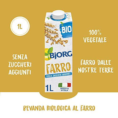 BJORG Bevanda di Farro Biologica, Bevanda Vegetale a Basso Contenut...
