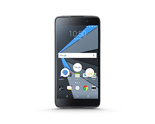 BlackBerry DTEK50 Smartphone, da 5,2 pollici con display touch, 16 GB di memoria interna, sistema operativo Android 6.0, lo smartphone più sicuro al mondo, colore: nero