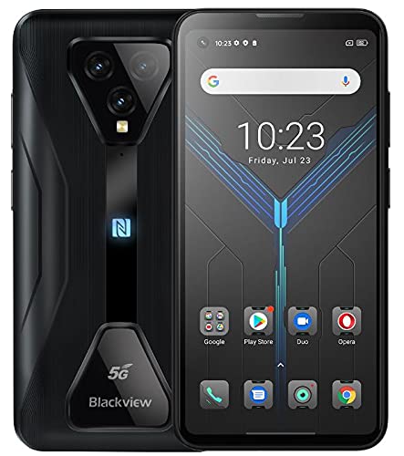 Blackview 5G Gioco Smartphone Rugged BL5000, Dimensity 700 8GB+128GB, Android 11 IP68 Cellulare Antiurto, 6.36   FHD+, Sistema di Gioco Professionale, Fotocamera Ultragrandangolare, NFC GPS Nero