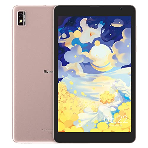 Blackview Tab 6 Tablet, Display 8   HD+, 3GB RAM+32GB ROM,256GB Espandibili (Unisoc T310 Processore), Batteria 5580mAh, Fotocamera 5MP, Dual SIM 4G LTE+5G WIFI, Android 11, GPS BT5.0 Face ID-Oro