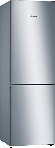 Bosch Elettrodomestici Serie 4, Frigo-congelatore combinato da libero posizionamento, 186 x 60 cm, inox look KGN36VLEA