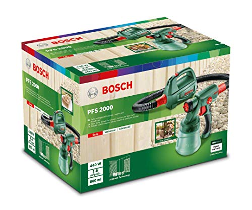 Bosch PFS 2000 Sistema Elettrico di Verniciatura a Spruzzo, in Scat...