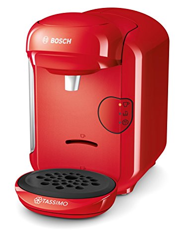 Bosch TAS1403 Tassimo Vivy2 - Macchina da caffè con capsule, compatto, 0.7L, 1300 W, Rosso