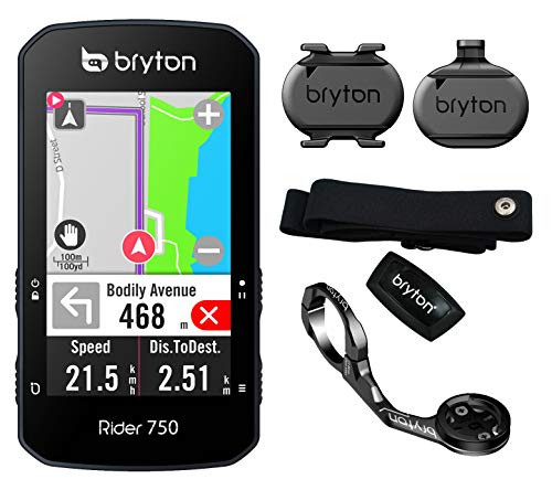 Bryton 750 T, GPS Unisex Adulto, ‎Nero, pequeño...