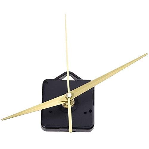 Cablepelado - Meccanismo movimento al quarzo per orologio, silenzioso, kit di riparazione e creazione orologio 3D, con lancette, tipo 12