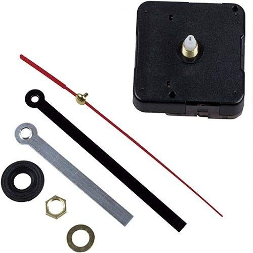 Cablepelado - Meccanismo movimento al quarzo per orologio, silenzioso, kit di riparazione e creazione orologio 3D, con lancette, tipo 9