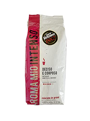 Caffè Vergnano 1882 Caffè In Grani Aroma Mio Intenso - 1Kg - 1000 g