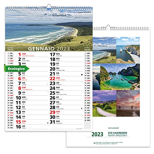 Calendario 2023 da Muro Fotografico NUOVI ORIZZONTI - Spiralato - C...
