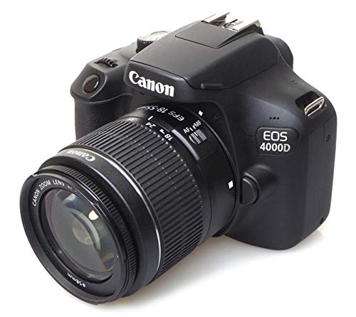 Canon EOS 4000D 18-55 SEE Fotocamera, Nero