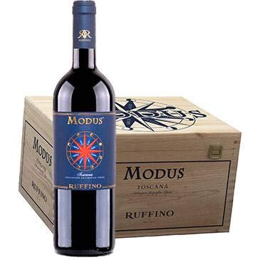 Cassetta in Legno di 6 Toscana Rosso “Modus” - Ruffino -