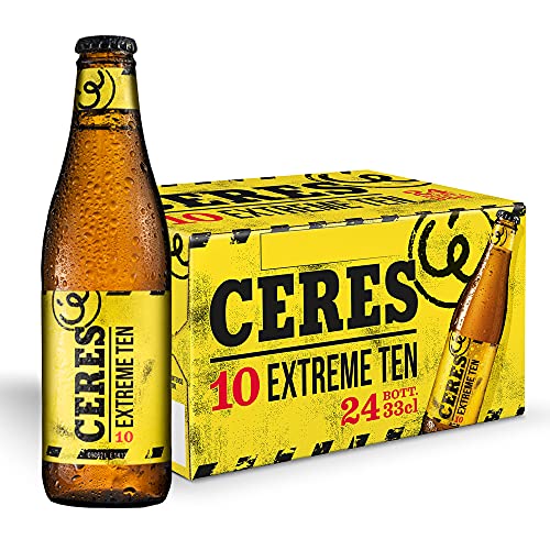 Ceres Extreme Ten – Birra doppio malto dal gusto vigoroso e deciso, 10% vol. 24 bottiglie x 33cl