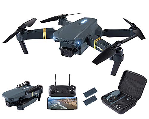 CHUBORY Drone per principianti 40+ minuti di tempo di volo lungo WiFI FPV Droni con fotocamera per adulti-bambini 1080P HD 120° ad angolo largo Droni Quadcopter con hover, seguimi, 3D Flip(2 batterie)