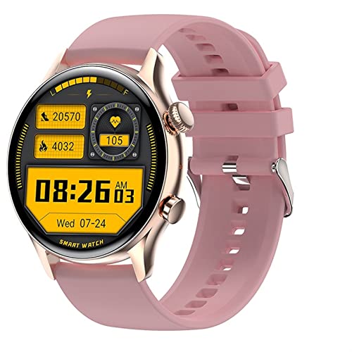CHYAJIG Orologio Intelligente Smart Watch Watch Rate Cardiaco Intelligente Orologio Uomo IP68. Impermeabile for Gli Uomini da 1,36 Pollici 390 * 390 Screen Orologio da Esterno con GPS