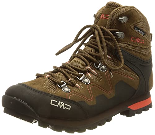 CMP Uomo Athunis Mid Trekking Shoe Wp Scarpe da Camminata, Marrone Corteccia, 43 EU