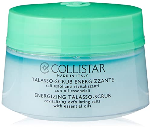 Collistar Talasso Scrub Energizzante, scrub corpo con sali marini esfolianti e oli preziosi per un effetto intenso di energia e vitalità, per tutti i tipi di pelle, 300 g