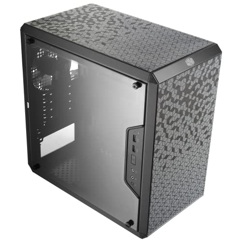 Cooler Master Masterbox Q300L, Mini Tower Case Matx Con Visione Completa Pannello Laterale, ‎Nero