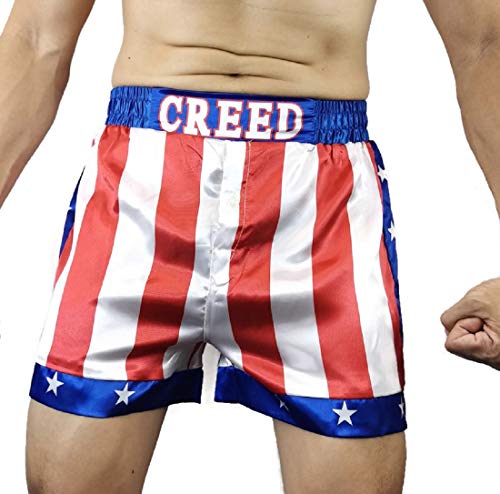 costumebase Pantaloncini da boxe con bandiera americana da boxe da ...