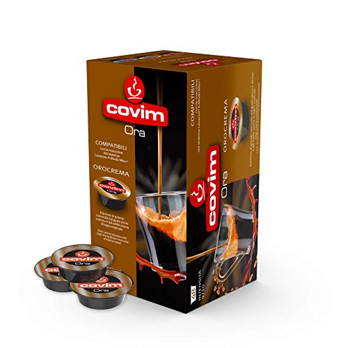 COVIM ESPRESSO LIFE Caffè Capsule Ora Orocrema, Compatibili Sistema  Lavazza a Modo Mio , 2 Astucci da 48, Totale 96 Capsule