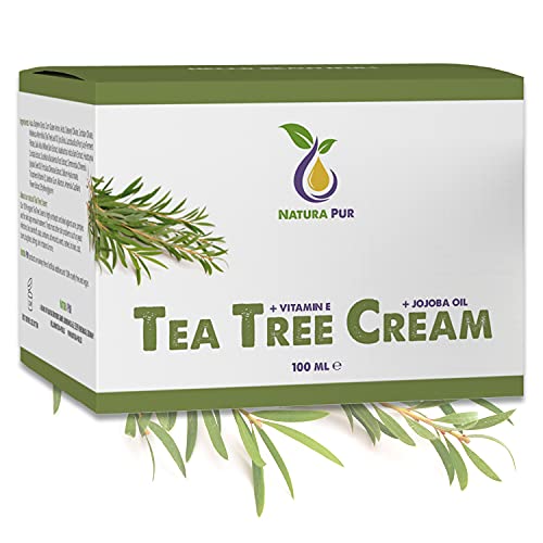 Crema Tea Tree BIO 100ml, vegan - per l uso su pelle impura, infiam...