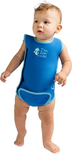 Cressi Baby Warmer Mutino Body in Neoprene Ultra Stretch per Neonati Bambini, 6 12 Mesi, Blu