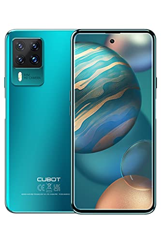 CUBOT X50 Smartphone senza contratto 6,7 pollici 64 MP + 32 MP Quad Camera 8 GB RAM + 128 GB 4500 mAh Android 11 Handy Dual SIM, NFC, versione globale, verde