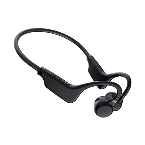 Cuffie Bluetooth Conduzione ossea Orecchio aperto Auricolari wireless Cuffie sportive impermeabili con microfono per palestra, ciclismo, escursionismo