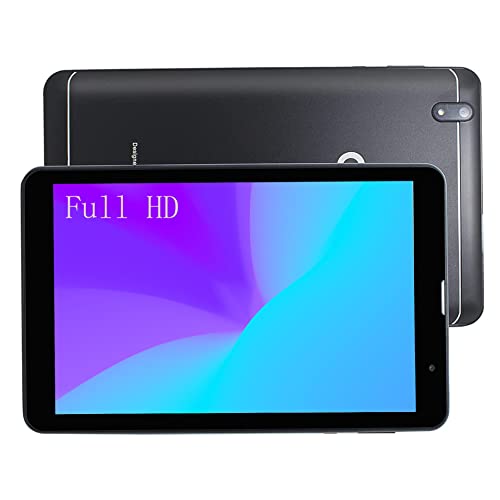 CWOWDEFU Tablet 8 pollici WiFi + 4G LTE Tablet e telefono sbloccato Tablet Effettua chiamate Phablet Tablet Android Processore Octa-Core da 2,0 GHz, 5100 mAh, GPS, Corpo in metallo (Nero)