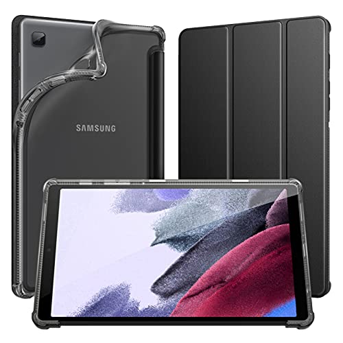 Dadanism Custodia Compatibile con Samsung Galaxy Tab A7 Lite 8,7 Pollici 2021 (SM-T220 T225 T227), Soffice TPU Ultra Sottile Copertura Intelligente Leggero per Galaxy Tab A7 Lite, Nero
